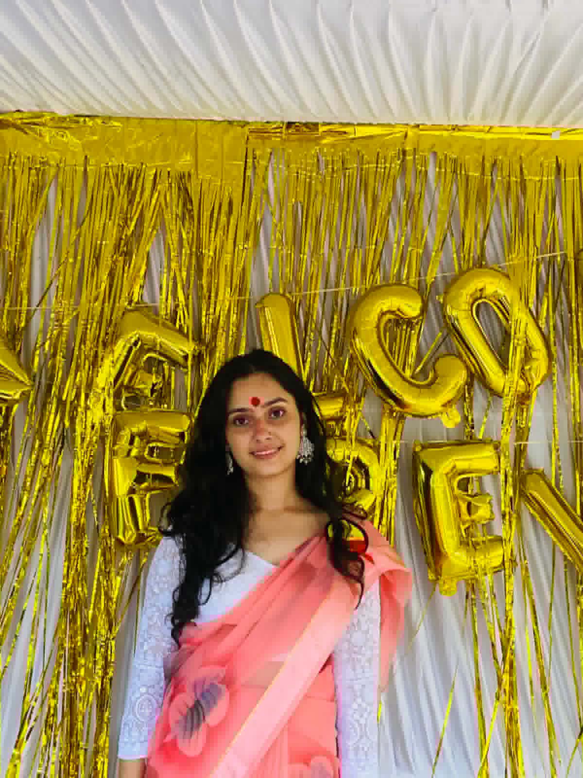 Rishma at a celebration